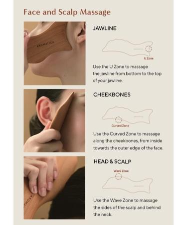 AROMATICA Wooden Dolphin Face & Body Massage Tool | Beech Wood Gua Sha | Promotes Circulation and Reduces Puffiness - Buy Online on GoSupps.com