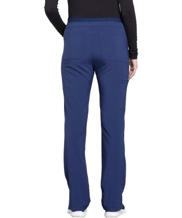 Cherokee Iflex Women's Drawstring Tapered Leg Scrub Pants CK010 - Navy (Small Tall) - Buy Online on GoSupps.com