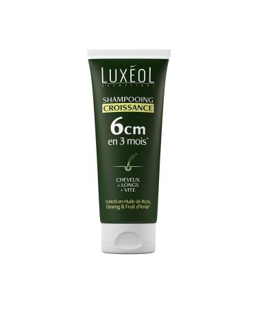 LUX OL - Growth Shampoo - Grows 6 cm in 3 Months* - Longer Hair Faster - Clinically Proven - Naturally Derived Formula - Cast