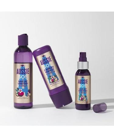 Aussie 3 in 1 hair oil detangles straightens and repairs split ends with macadamia nuts and avocado for damaged hair oil not tested on animals 100ml - Buy Online on GoSupps.com