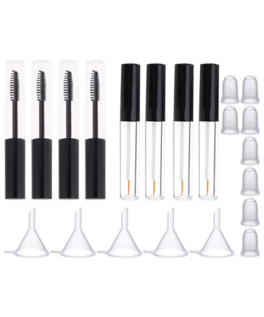 FRCOLOR 1 Set DIY Empty Mascara Tubes Eyelash Serum Tubes and Eyeliner Tubes Set for Women Lashes Kit