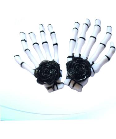 Beavorty 2 Pairs Skeleton hair clip hairpin hair clips for women barrettes for girls white decor Women hair clip halloween hairpin Gothic accessories lip gloss decorate Miss - Buy Online on GoSupps.com