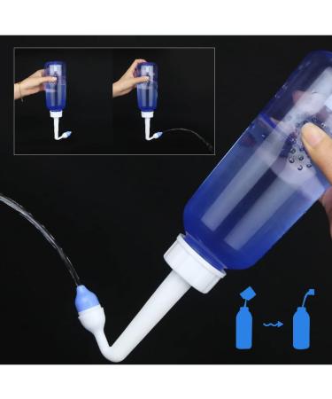 Nasal Rinse Kit: 40 Nasal Rinse Mix Packets + 300ml Neti Pot & Nasal Spray | Includes Waterproof Storage Bag - Buy Online on GoSupps.com