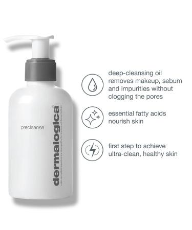 Dermalogica Precleanse 5.1 fl oz - Makeup Remover Face Wash for Removing Makeup, Oils, Sunscreen & Pollutants - Buy Online on GoSupps.com