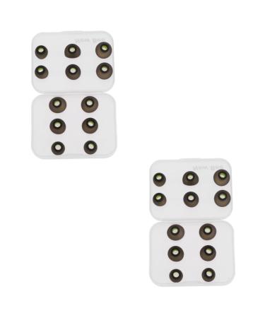 Mobestech in-Ear Ear Plugs 24 Pcs Earphone Case Noise Reduction Silicone Material Ear Plugs