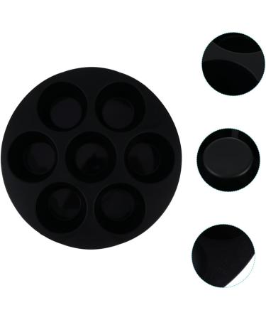 MAGICLULU Silicone Muffin Cake Cups 4 Pcs Silicone Cake Cup Liner Donut Silica Gel Silicone Muffin Cake Cup 15.5X15.5X4CMx2pcs Blackx2pcs - Buy Online on GoSupps.com