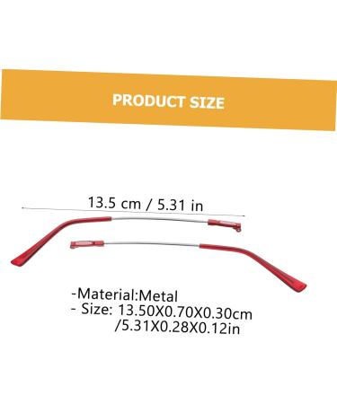 Operitacx Vintage Sunglasses Accessories Set | 5 Pairs Glasses Arm & Leg Repair Kit - Buy Online on GoSupps.com