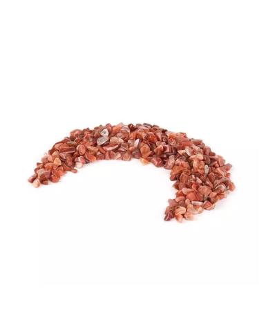 Natural Crystals and Stones 7mm-13mm Natural Polished Red Quartz Crystal Gravel Stone for 100g for Decoration kaixun