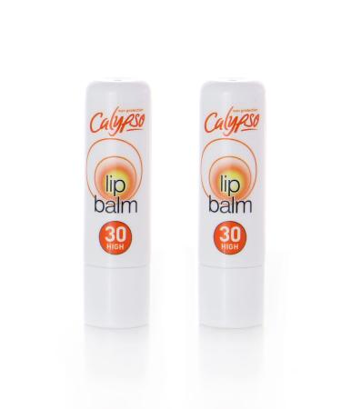Calypso UVA/UVB Sun Protection Lip Balm SPF30 HIGH 4.3 gm (Pack of 2)