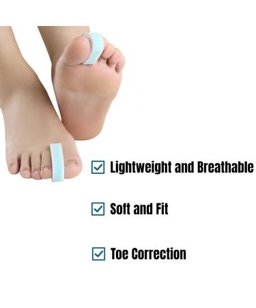 2 Pieces Toe Spreader Set - Foam Toe Spacers for Hallux Relief Toe Alignment & Protection | Beautable Toe Divider & Separator - Buy Online on GoSupps.com