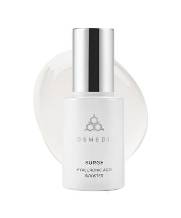 COSMEDIX Surge Hyaluronic Acid Booster for Face - Ultra Hydrating Face Serum with Vitamin C & Niacinamide Softens Brightens & Moisturizes Skin - Facial Skin Care Product for Fine Lines & Wrinkles