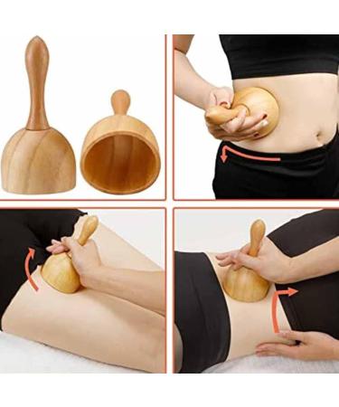 KIKAPA Wooden Cupping Therapy Tool | Lymphatic Drainage Massager | Anti-Cellulite Wood Therapy Cup - Shop Internationally! - Buy Online on GoSupps.com