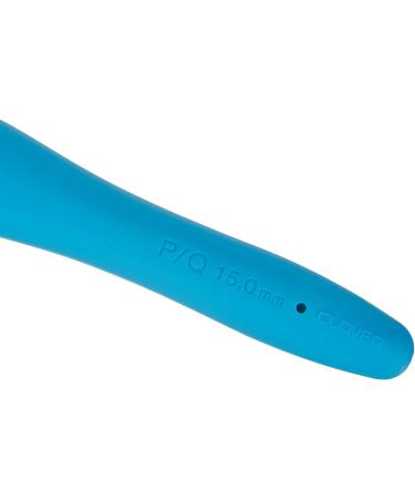 Amour Crochet Hook 15mm Blue & White - Clover Needlecraft - Buy Online on GoSupps.com