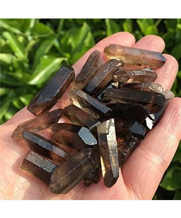 Natural Smoky Quartz Crystal Point Stone Raw Gemstone Rough Specimen Minerals Stone Home Decoration - Buy Online on GoSupps.com