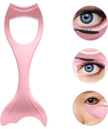 Lurrose Lashes Tool Eye Makeup Applicators Mascara Shield Applicator Silicone Mermaid Mascara Guard 2 in 1 Eyelash Comb Eyeliner Stencil for Makeup Makeup Eyeliner Eyelash Tools - Buy Online on GoSupps.com
