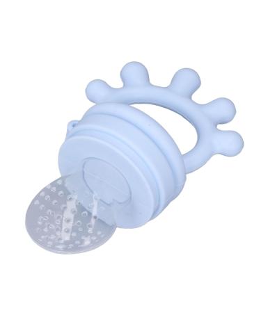 Baby Fruit Feeder - Silicone Teething Toy for Easy Feeding & Nutrition | Washable Light Blue - Buy Online on GoSupps.com