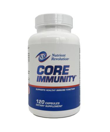 CORE Immunity - Immune Health Supplement - Daily Immune Booster & Multivitamin - Quercetin & Bromelain - Antioxidant & Free Radical Protection - 120 ct.
