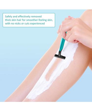 30 Pack Disposable Safety Razors for Men - Eco-Friendly Green & Blue Options - Buy Online on GoSupps.com