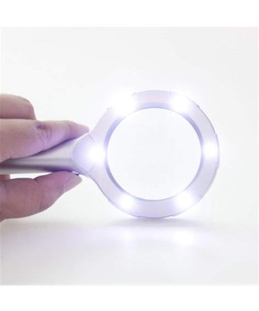 Magnifying Glasses for Hobbies Reading Magnifier HD High Magnification Magnifying Glass with LED Light Magnifier Old Man Reading 10 Times Handheld Magnifying Glass Vision - Buy Online on GoSupps.com