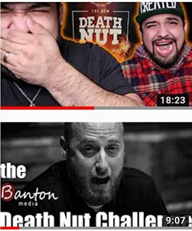 Death Nut Challenge V2.0 - Carolina Reaper Peanuts with Ghost Pepper & Moruga Scorpion - Improved Flavor & Crunch - Buy Online on GoSupps.com