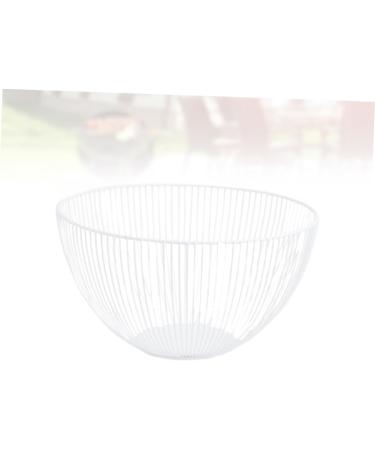 Zerodeko 1pc Fruit Basket Storage Basket Household Basket Snack Food Basket Steel Wire Metal Snack Basket - Buy Online on GoSupps.com