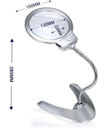 Magnifying Glass Desktop Reading Repair Magnifying Glass Magnifying LED Magnifying Glass Good Times - Buy Online on GoSupps.com