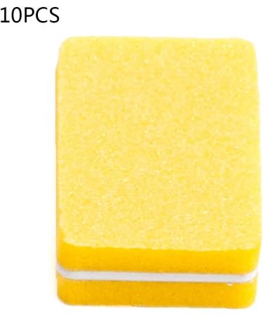 TSBB 10pcs Double Sided Mini Nail File Blocks - Colorful Yellow Nail Polishing & Sanding Buffer for Perfect Nails - Buy Online on GoSupps.com
