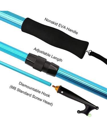 SAN LIKE Telescopic Boat Hook - Floating, Durable, Rust-Resistant with Luminous Bead Push Pole - Blue Black Camouflage - Aluminium Alloy - 2.63-6.75FT (Float) - Buy Online on GoSupps.com