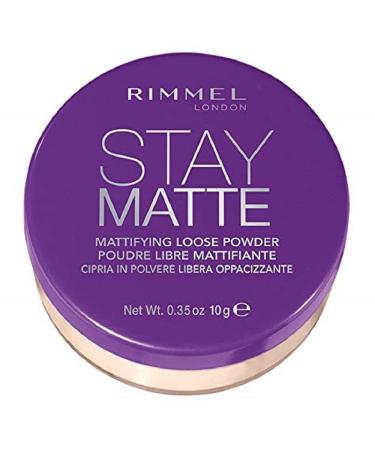 Rimmel Stay Matte Loose Powder 001 Transparent 0.13 Ounce (Pack of 1)