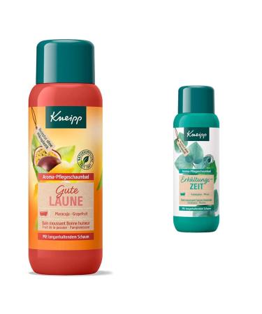 Kneipp Aroma Care Bubble Bath Good Mood 1 pack (1 x 400 ml) & Aroma Care Bubble Bath Cold Season 1 pack (400 ml)