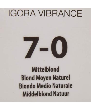 Schwarzkopf Igora Vibrance 7-0 Medium Blonde | 60 ml Hair Color | International Shipping Available - Buy Online on GoSupps.com