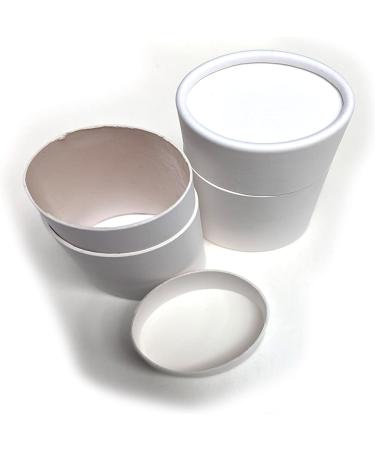 Empty Cardboard Deodorant Container 90g (3.15 oz) - Oval Shape - Push-Up Style (6-Pack White) 6-Pack White - Buy Online on GoSupps.com
