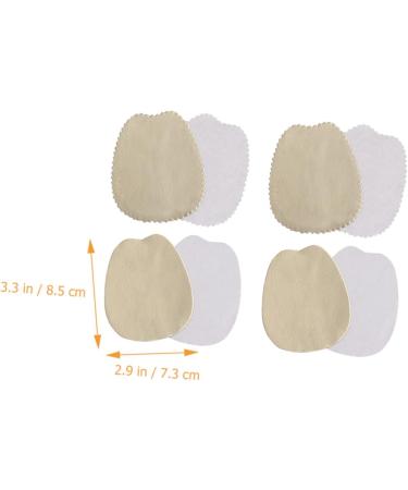 FOMIYES Non-Slip Cow Leather Half Size Sneakers Cushions - 4 Pairs Comfortable Forefoot & Heel Pads for Women - Buy Online on GoSupps.com