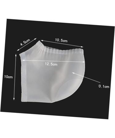 FRCOLOR 1 Pair Silicone Heel Protector Silicone Heel Sleeves Anti- Slip Silicone Feet Heel Socks Non Skid Socks Gelt Silicone Gel Foot Care Protector Spa White Men and Women Moisture Cream medium - Buy Online on GoSupps.com