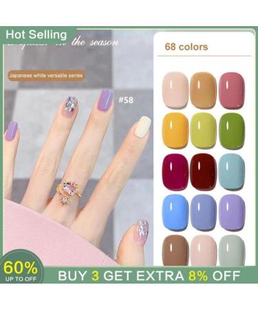 15ml Glitter UV Gel Nail Polish Glitter Sequins Soak Off UV Gel Varnish Colorful Nail Gel Polish DIY Nail Art Polish - (Color: 50 Style A) 50 / Style a - Buy Online on GoSupps.com