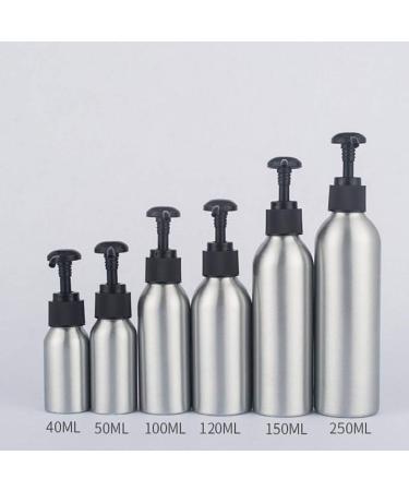 Junhouse Refillable Aluminum Bottle 250ml - Shampoo Lotion Disinfectant Pump Dispenser for Home & Salon - Eco-Friendly & Stylish - Buy Online on GoSupps.com