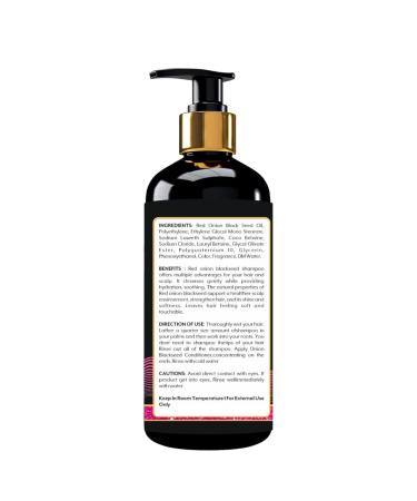 Red Onion Black Seed Oil Shampoo - Anti Hair Fall & Dandruff Control | Buy Internationally - Buy Online on GoSupps.com