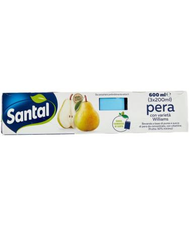  Italian Gourmet E.R. Parmalat Santal Pear Lot of 3 pear juice 3 x 200 ml - Buy Online on GoSupps.com