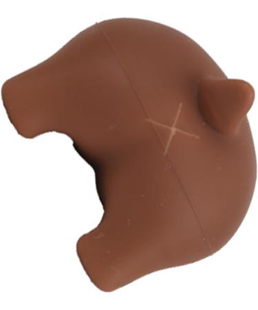 Silicone Dog Butt Toothpaste Caps Durable Squeezer for Adults & Kids Black Toothpaste Attachment - Buy Online on GoSupps.com