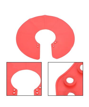 Shop Waterproof Hair Cutting Collar | Neck Fitting Cape & Accessories | Durable Hair Dye Shawl with Magnet Clasp - Red - Buy Online on GoSupps.com