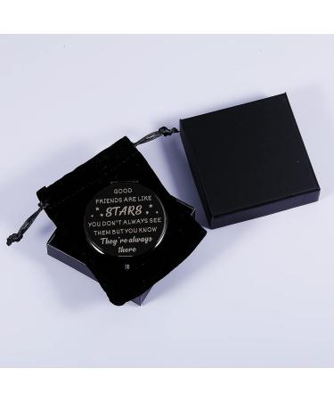 Compact Makeup Mirror: Best Friend Birthday & Graduation Gift for Women | Inspirational Friendship Gift for Teen Girls, Bestie, Coworker | Travel Mirror for Her - Buy Online on GoSupps.com