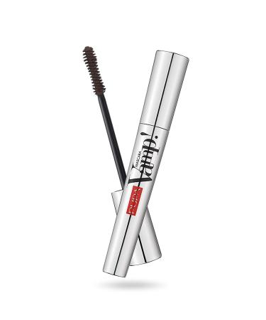 PUPA Milano Vamp! Mascara-For Voluminous And Dramatic Eyelashes-Max Lengthening And Defining Formula Adds Impact-Boost Your Eye Allure With Long Thick Lashes-200 Chocolate Brown-0.32 Oz I0111593 Chocolate Brown 0.32 Ounc...