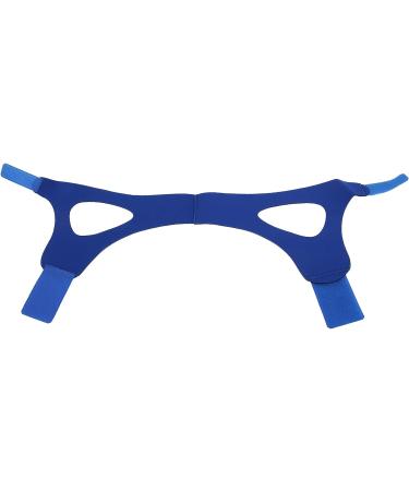 Adjustable CPAP Chin Strap for Men and Women - Anti Snoring Solution and Sleep Aid - Blue - Buy Online on GoSupps.com