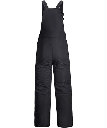 Juaugusep Waterproof Insulated Snow Bib Overalls Women's Ski Pants | Black Medium - Buy Online on GoSupps.com