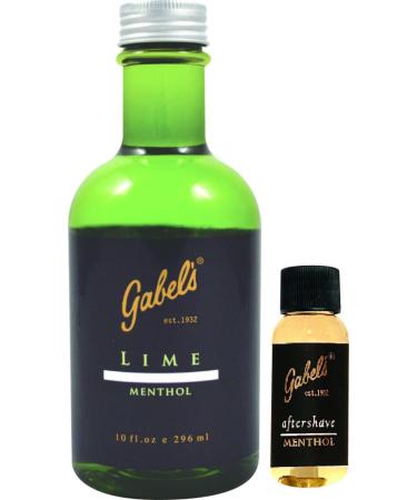 Lime Aftershave with Menthol (10 fl oz) Limited Edition and Gold 90 Aftershave with Menthol (1 fl oz) Authentic Direct