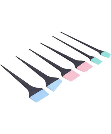 Silicone Hair Dye Brush 6 Piece Set for Hair Treatments and Home Coloring Brushes - Buy Online on GoSupps.com