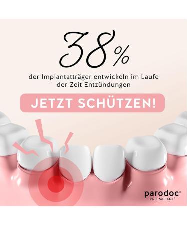  doc phytolabor Parodoc ProImplant Pack of 3 x 250ml Bottles of Daily Mouth Rinse Solution Gum Care for Implants Sage Oil Clove Oil With Fluoride - Buy Online on GoSupps.com