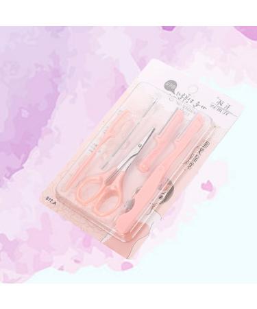 FRCOLOR Eyebrow Trimmer Kit - 15pcs Folding Scissors & Tools for Women | Perfect Eyebrow Grooming Set - Buy Online on GoSupps.com