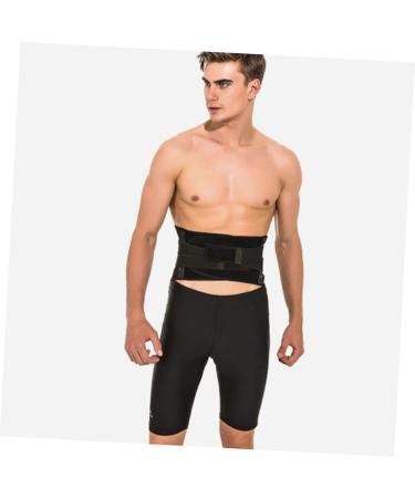 Buy Protection Sports Back Support Brace for Home Fitness - Breathable Nylon Support for Men & Women - 110x22CM - Black - Buy Online on GoSupps.com