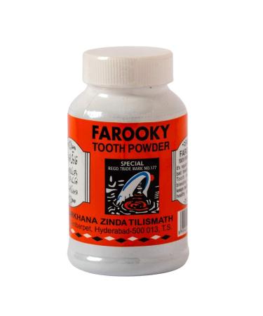 Farooky Tooth Powder 80 Grms (Pack of 2)